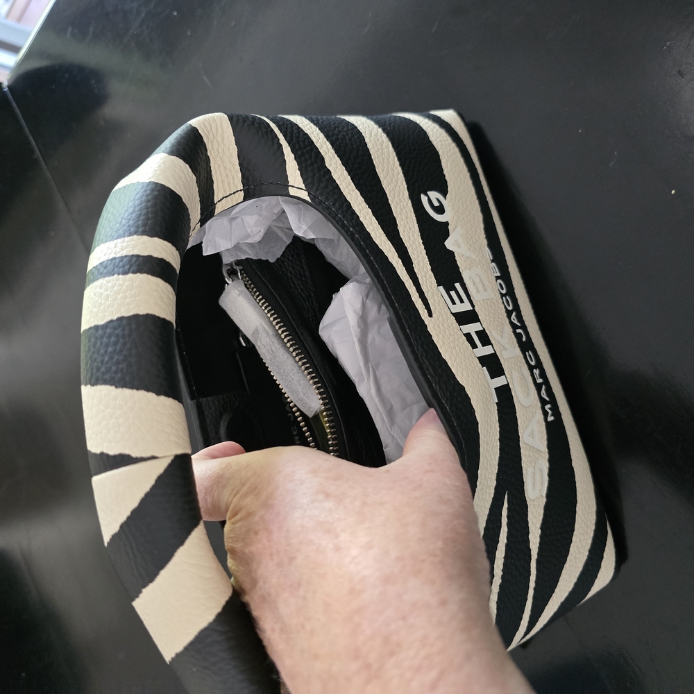 Marc Jacobs Zebra Print Sack Bag - Picture 4 of 14
